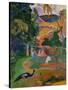 Matamoe (Peacocks in the Country), 1892-Paul Gauguin-Stretched Canvas