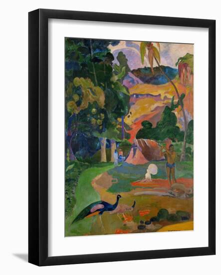 Matamoe (Peacocks in the Country), 1892-Paul Gauguin-Framed Giclee Print