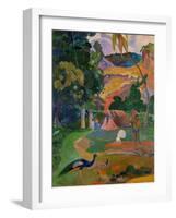 Matamoe (Peacocks in the Country), 1892-Paul Gauguin-Framed Giclee Print