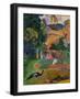 Matamoe (Peacocks in the Country), 1892-Paul Gauguin-Framed Premium Giclee Print