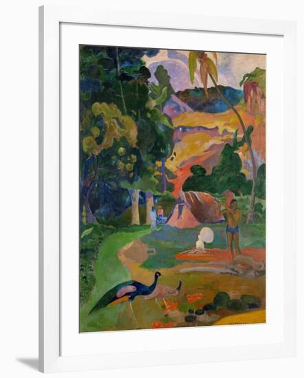 Matamoe (Peacocks in the Country), 1892-Paul Gauguin-Framed Giclee Print