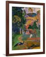 Matamoe (Peacocks in the Country), 1892-Paul Gauguin-Framed Giclee Print