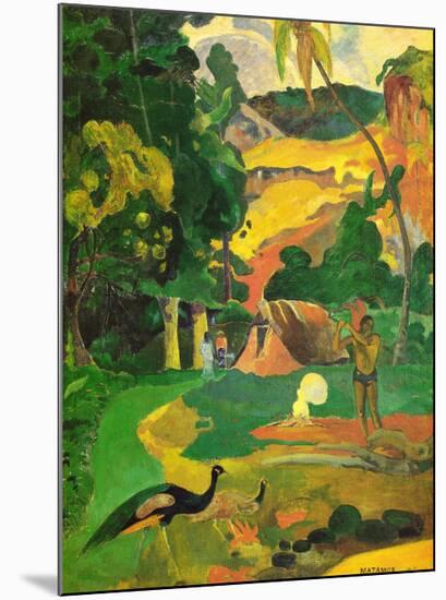 Matamoe-Paul Gauguin-Mounted Art Print