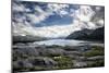 Matanuska Glacier Terminus, Mountains and Expansive Sky-Sheila Haddad-Mounted Photographic Print