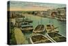 Matanzas, Cuba. Almacenes, Rio San Juan. Docks and Warehouses, San Juan River, c1910-Unknown-Stretched Canvas