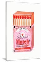 Match Box - the Perfect Match-Baroo Bloom-Stretched Canvas