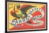 Match Box with Parrot-null-Framed Art Print