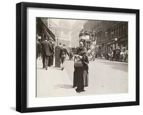 Match seller, Ludgate Hill, London, 1893-Paul Martin-Framed Photographic Print