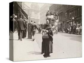 Match seller, Ludgate Hill, London, 1893-Paul Martin-Stretched Canvas