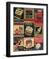 Matchbook - Adam Hats-Andy Burgess-Framed Giclee Print