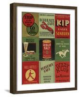 Matchbook - Dizzy Klub-Andy Burgess-Framed Giclee Print