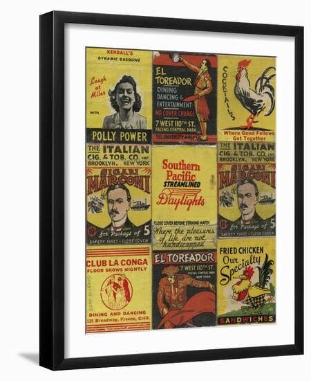 Matchbook - El Toreador-Andy Burgess-Framed Giclee Print