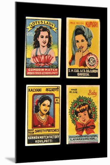 Matchbox Labels-null-Mounted Giclee Print