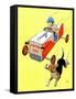 Matchbox Race - Jack & Jill-Iris Beatty Johnson-Framed Stretched Canvas