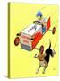 Matchbox Race - Jack & Jill-Iris Beatty Johnson-Stretched Canvas