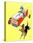 Matchbox Race - Jack & Jill-Iris Beatty Johnson-Stretched Canvas