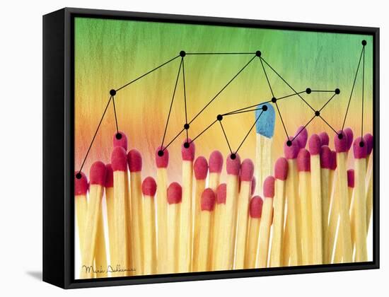 Matches 2-Mark Ashkenazi-Framed Stretched Canvas