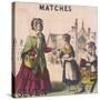 Matches, Cries of London, C1840-TH Jones-Stretched Canvas