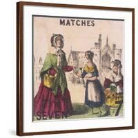 Matches, Cries of London, C1840-TH Jones-Framed Giclee Print