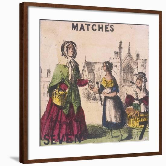 Matches, Cries of London, C1840-TH Jones-Framed Giclee Print