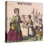 Matches, Cries of London, C1840-TH Jones-Stretched Canvas