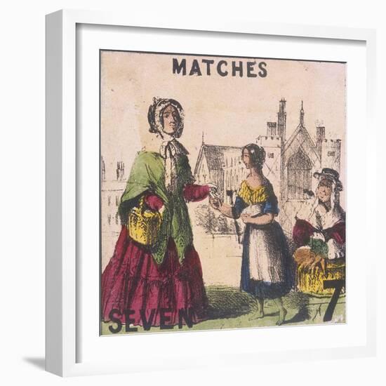 Matches, Cries of London, C1840-TH Jones-Framed Giclee Print