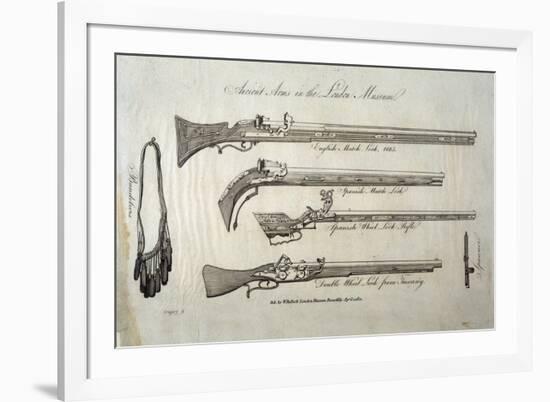Matchlock Rifles-null-Framed Art Print