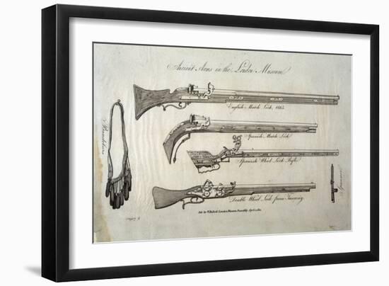 Matchlock Rifles-null-Framed Art Print