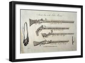 Matchlock Rifles-null-Framed Art Print