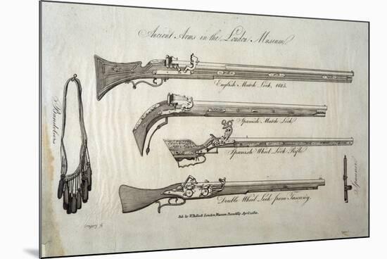 Matchlock Rifles-null-Mounted Premium Giclee Print