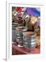 Mate Cups for Sale at the Market in Purmamarca-Yadid Levy-Framed Photographic Print