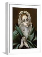 Mater Dolorosa, C.1587-90-El Greco-Framed Giclee Print