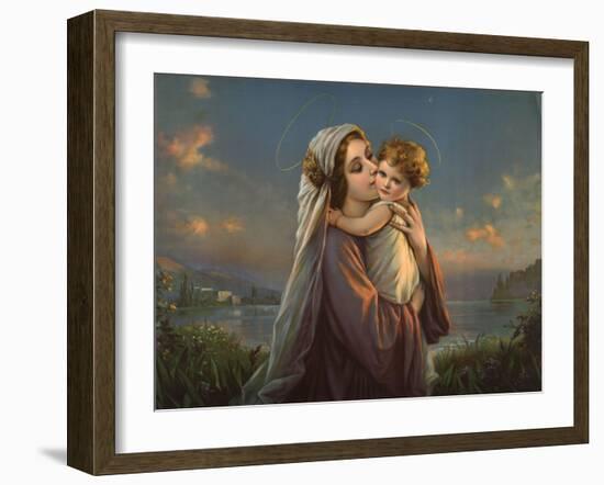 Mater Dulce (Mary and Child)-null-Framed Giclee Print