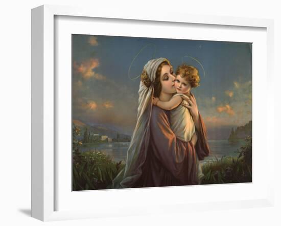 Mater Dulce (Mary and Child)-null-Framed Giclee Print