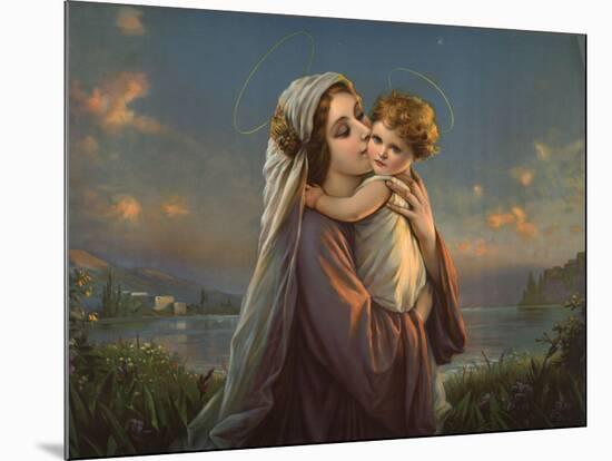 Mater Dulce (Mary and Child)-null-Mounted Giclee Print