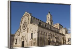 Matera Cathedral Dominates the Sassi Area of Matera, Basilicata, Italy, Europe-Martin-Framed Photographic Print