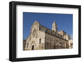 Matera Cathedral Dominates the Sassi Area of Matera, Basilicata, Italy, Europe-Martin-Framed Photographic Print