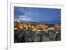 Matera townscape at sunset, Basilicata, Italy, Europe-Marco Brivio-Framed Photographic Print