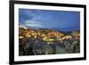 Matera townscape at sunset, Basilicata, Italy, Europe-Marco Brivio-Framed Photographic Print