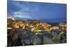 Matera townscape at sunset, Basilicata, Italy, Europe-Marco Brivio-Mounted Photographic Print