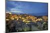 Matera townscape at sunset, Basilicata, Italy, Europe-Marco Brivio-Mounted Photographic Print