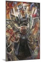 Materia-Umberto Boccioni-Mounted Premium Giclee Print