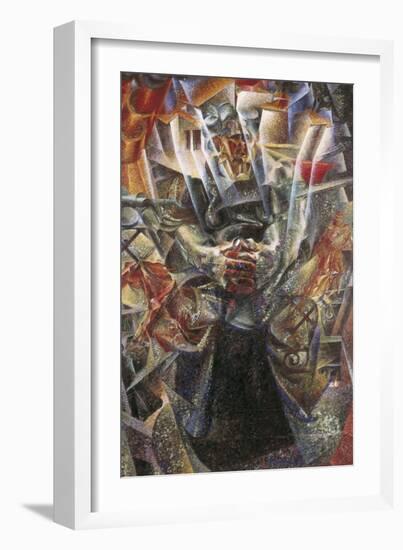 Materia-Umberto Boccioni-Framed Art Print