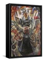 Materia-Umberto Boccioni-Framed Stretched Canvas