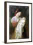 Maternal Admiration-William Adolphe Bouguereau-Framed Art Print