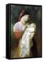 Maternal Admiration-William Adolphe Bouguereau-Framed Stretched Canvas