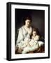 Maternal Affection-Adolphe Jourdan-Framed Giclee Print
