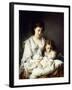 Maternal Affection-Adolphe Jourdan-Framed Giclee Print