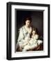 Maternal Affection-Adolphe Jourdan-Framed Giclee Print
