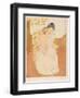 Maternal Caress, 1890-1-Mary Cassatt-Framed Giclee Print